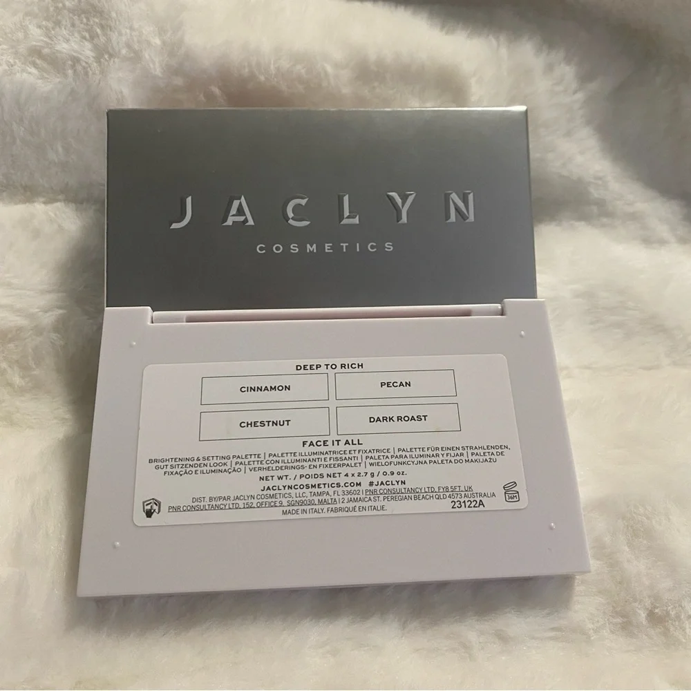 NIB Jaclyn Cosmetics Face It All Brightening & Setting Palette 